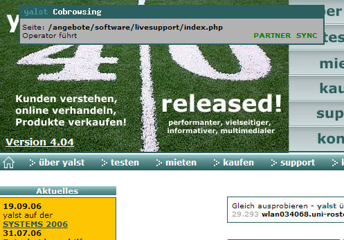 yalst-Cobrowsing (ohne Plugins)