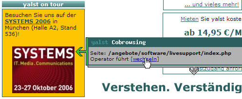 yalst-Cobrowsing (ohne Plugins)