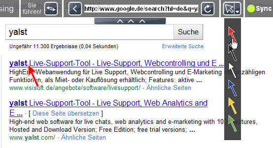yalst-Cobrowsing (ohne Plugins)