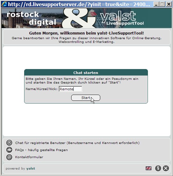 yalst-WinApp - Einstellungen