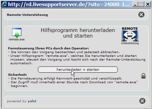 yalst-WinApp - Einstellungen