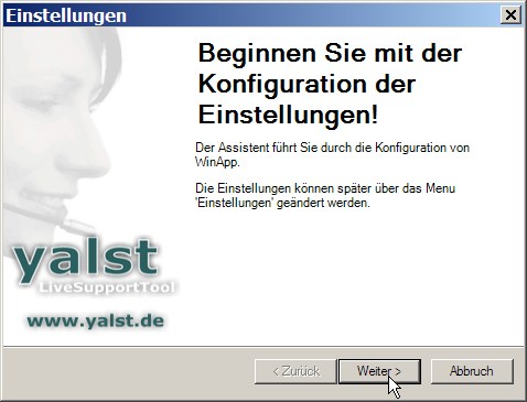yalst-WinApp - Konfigurationsassistent