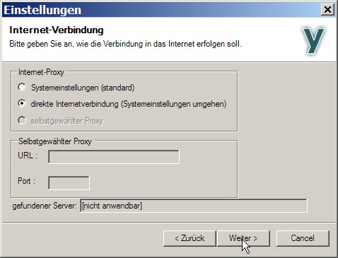 yalst-WinApp - Konfigurationsassistent