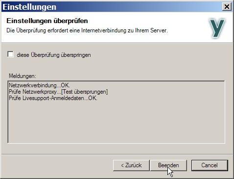 yalst-WinApp - Konfigurationsassistent
