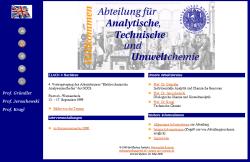 Abteilung f&uuml;r Analytische, Technische und Umweltchemie