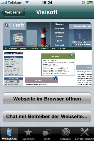 yalstChat: Chat starten