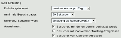 Auto-Einladung