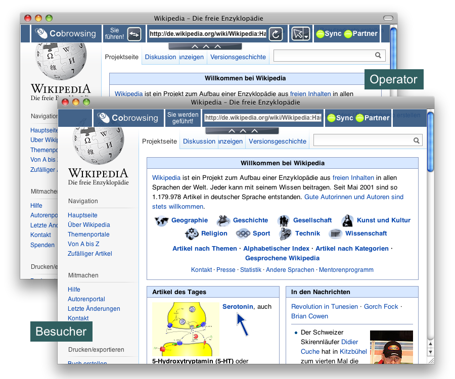 Cobrowsing