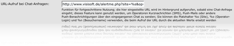 Chat-Alarmierung