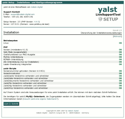 yalst-Setup