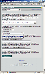 Besucher-Filter