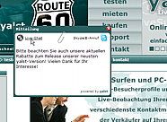 Mitteilung f�r den Besucher
