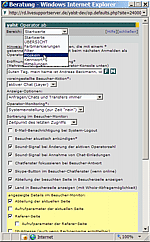 Operator-Startwerte