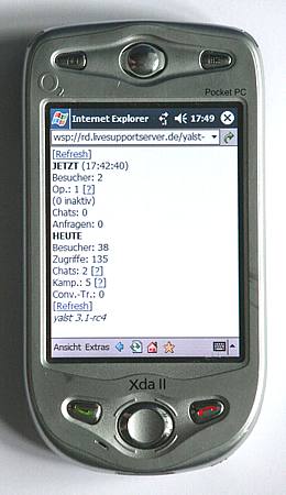 WAP-Screenshot
